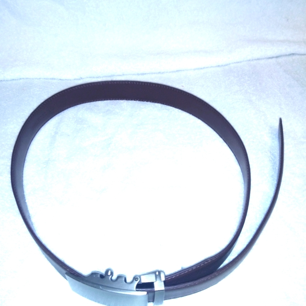 Men's leather belt